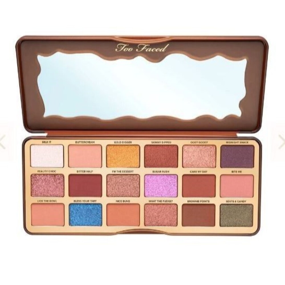 TOO FACED Better Than Chocolate Eye Shadow Palette  ~ Cocoa-Infused ~ NIB